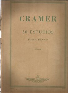 Cramer 50 Estudios para Piano, Hans V. Bulow, Ricordi Americana