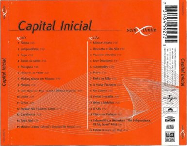 Cd Capital Inicial, Sem Limite, 2 Cds, 30 Sucessos