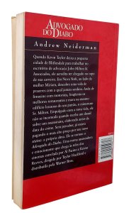 Advogado do Diabo, Andrew Neiderman, Editora Record, Capa Mole, 1998