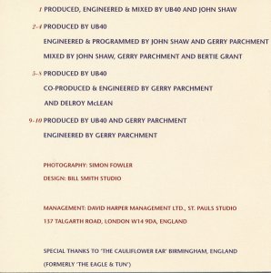 Cd UB40, The Best Of Volume Two, 1995. Importado USA