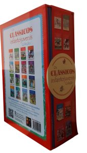 Box com 16 Livros. Os Clássicos Infantojuvenis Coleção. 16 das Melhores Histórias Infantojuvenis Já Escritas