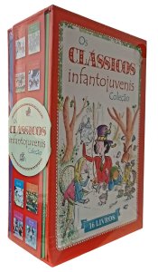 Box com 16 Livros. Os Clássicos Infantojuvenis Coleção. 16 das Melhores Histórias Infantojuvenis Já Escritas