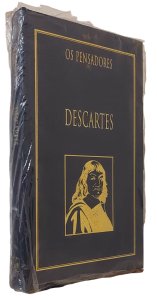 Descartes, Os Pensadores, Capa dura de Luxo Azul com Letras Douradas